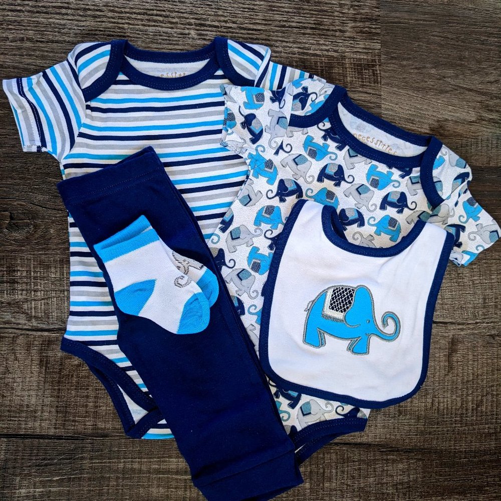 5 piece set for boys NWOT